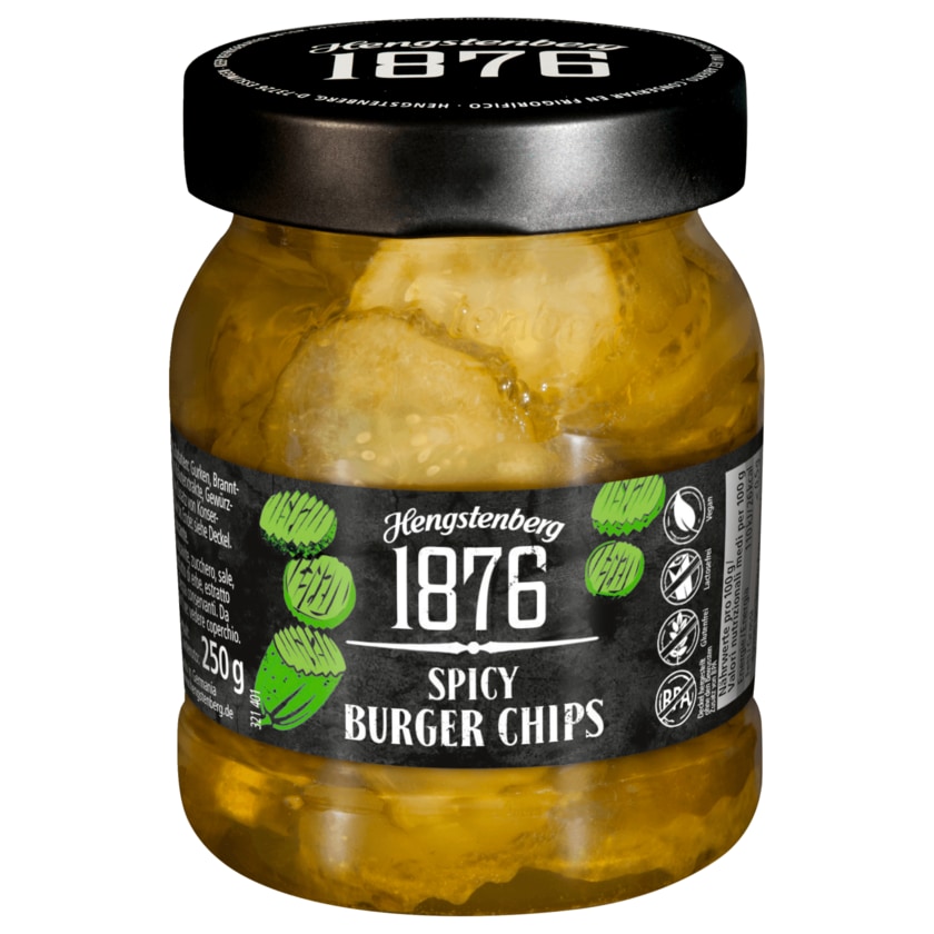 Hengstenberg 1876 Spicy Burger Chips 250g